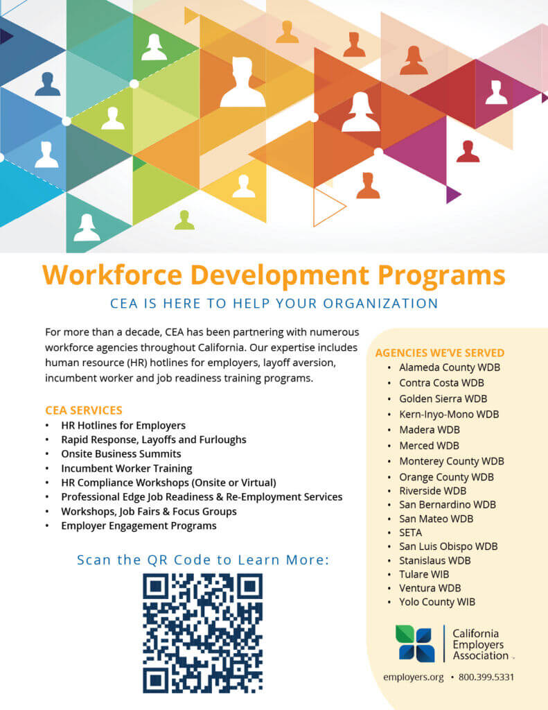 Workforce Development for California Employers - California Employers ...
